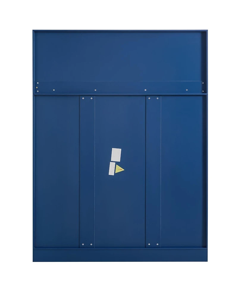 Streamdale Furniture Modern 6-Door Kitchen Pantry Cabinet with Drawers and Wine Rack