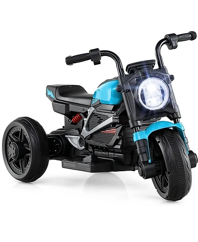 Slickblue Kids 6V Battery Powered Motorcycle with Led Headlight and Music
