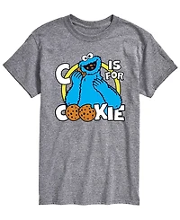 Airwaves Men's Sesame Street Cookie Monster Short-Sleeve Graphic T-Shirt