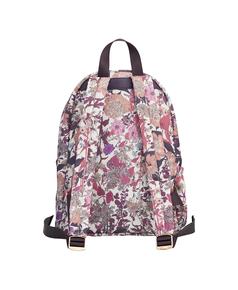 Fable England Women's Deco Blooms Large Blackberry Backpack