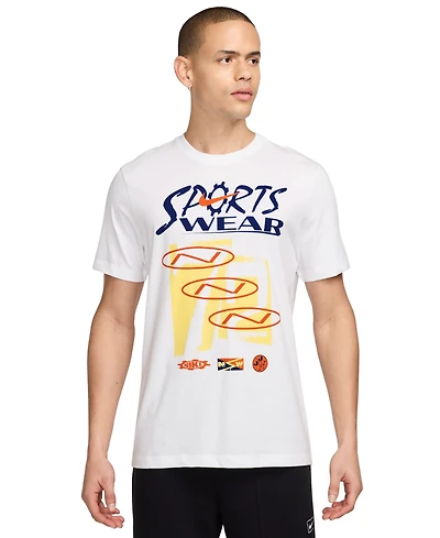 Nike Men's Sportswear Crewneck Short-Sleeve Graphic T-Shirt