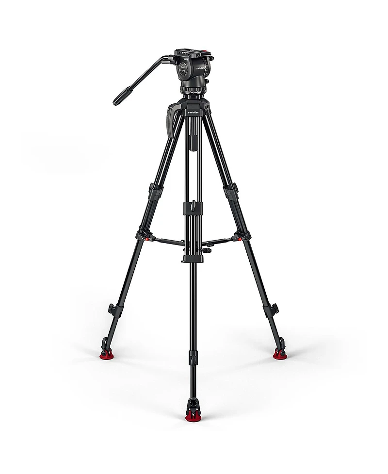 Sachtler Fsb 6 Mk Ii Fluid Head with 75/2 Al Mk Ii Aluminum Tripod, Mid-Level Spreader and Rubber Feet