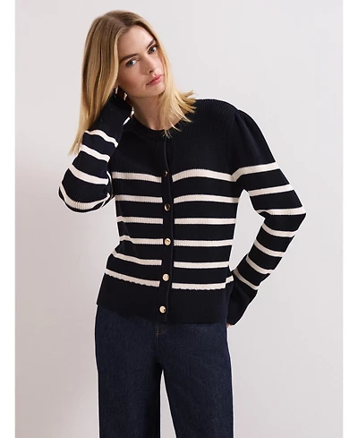 Phase Eight Women's Grace Button-Front Round Neck Cardigan