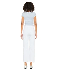 KanCan Women's High Rise Slim Wide Jeans