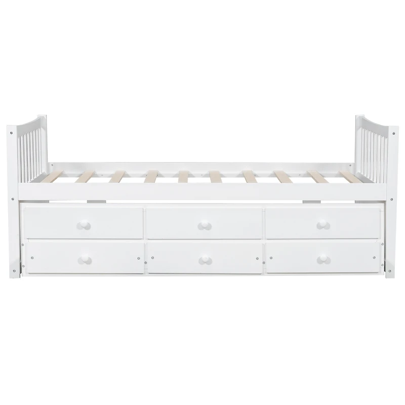 Streamdale Furniture Daybed with Trundle and Drawers