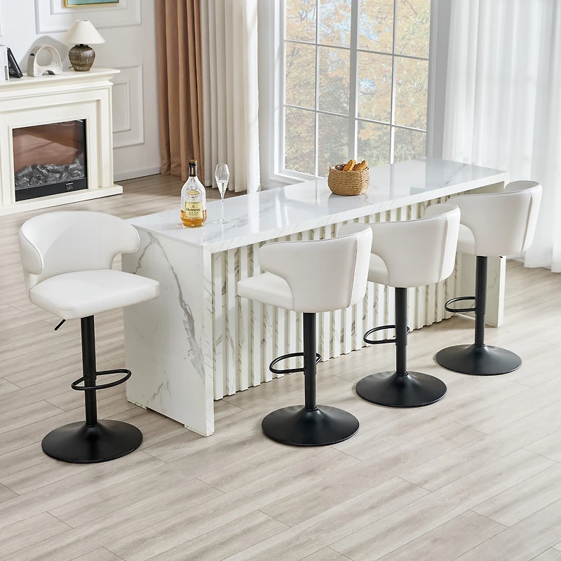 Streamdale Furniture Adjustable Swivel Bar Stools