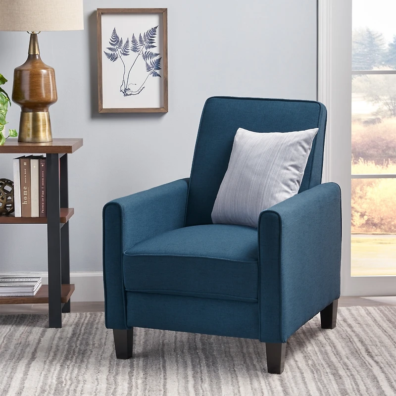 Streamdale Furniture Fabric Push Back Chair for Elegant Home Decor