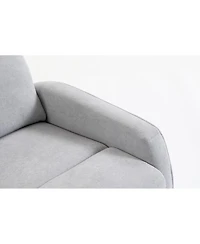 Streamdale Short plush manual button armchair sofa