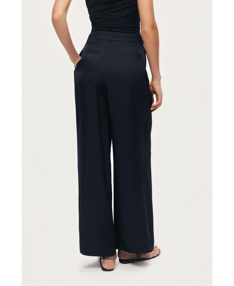 Nocturne Women's Tailored Wide-Leg Trousers