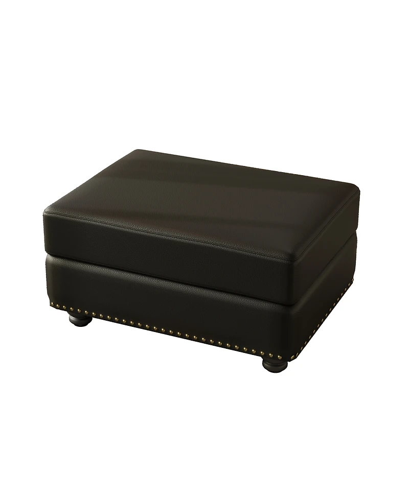 Streamdale Furniture Faux Leather Ottoman for Single, 2, and 3 Seater Sofas