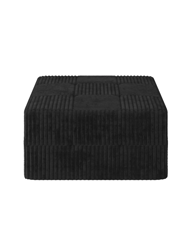 Streamdale Furniture Modern Minimalist Corduroy Sectional Sofa