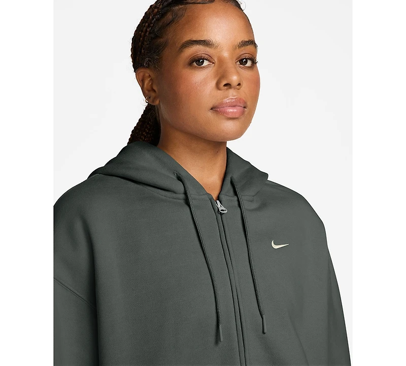 Nike Studio Fleece Medium Weight Women's Oversized Full-Zip Hoodie