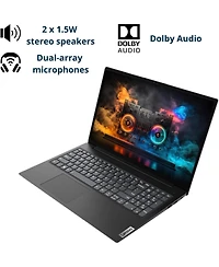 Lenovo V-Series V15 15.6" Entry Traditional Laptop Amd Ryzen 5 7430U 40GB Ram Amd Radeon Graphics 1TB Ssd Storage Windows 11 Pro Fhd 60Hz