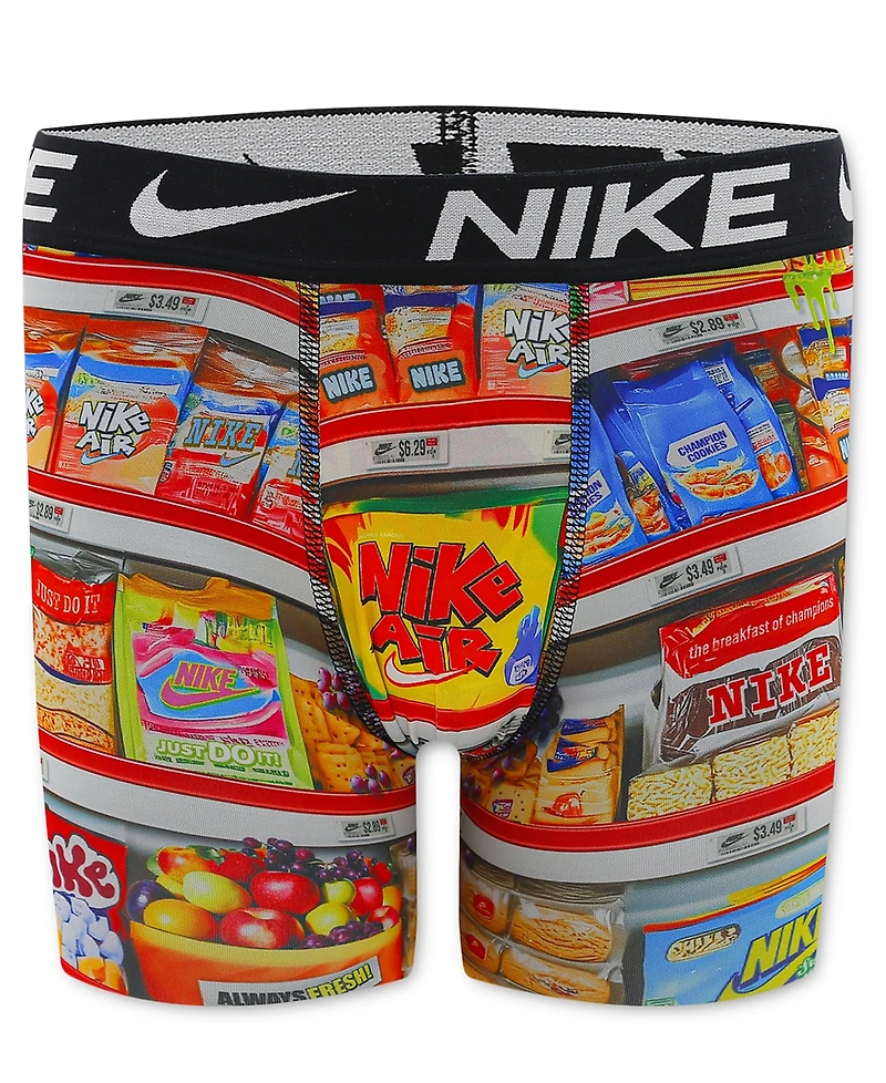 Nike Boys' 8-20 Printed Long Boxer Briefs, 2-Pack