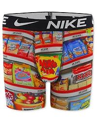 Nike Boys' 8-20 Printed Long Boxer Briefs, 2-Pack