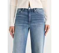 Good American Women's Cotton-Blend Soft Tech Jeans