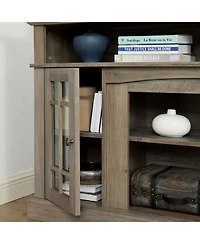 Rainsken Retro Tv Stand with Storage, for Tvs up to 65'', TV Stand for Media, with Shelf, for Living Room Bedroom