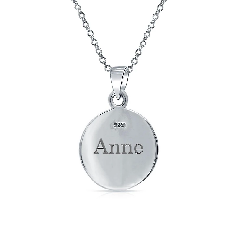 Bling Jewelry Celtic Love Knot Medallion Pendant Necklace Irish Friendship Circle Oxidized.925 Sterling Silver