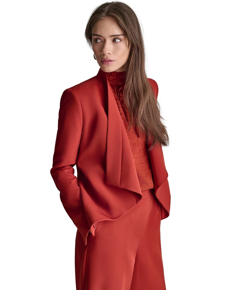Bcbg Women's Open-Front Collared Jacket