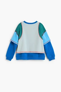 Desigual Boys's Combined sporty sweatshirt