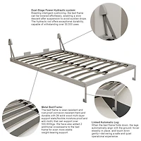 Streamdale Furniture Diy Queen Vertical Murphy Wall Bed Hardware Kit