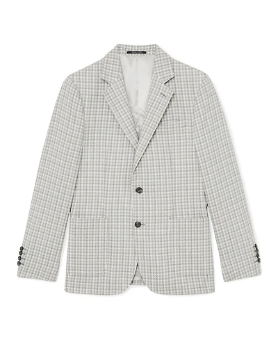 Reiss Men's Canty Tailored-Fit Houndstooth Single-Breasted Blazer