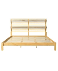 Streamdale Furniture Premium Solid Wood King Bed Frame with Headboard