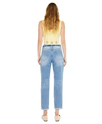 KanCan Women's Bridget Ultra High Rise Mom Jeans