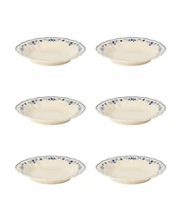 Costa Nova Vila Floral Pattern Pasta Plates, Set of 6