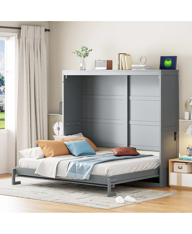 Streamdale Furniture Full Size Murphy Bed Wall Bed