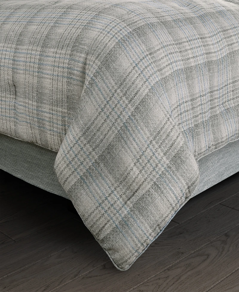 J Queen New York Alejandro Plaid 4-Piece Comforter Set, California King
