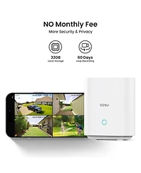 Aosu C9C-2H 2k Security Camera, Outdoor Wireless 2 Camera-Kit