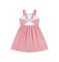Florence Eiseman Toddler Girls Check Seersucker Dress With Watermelon