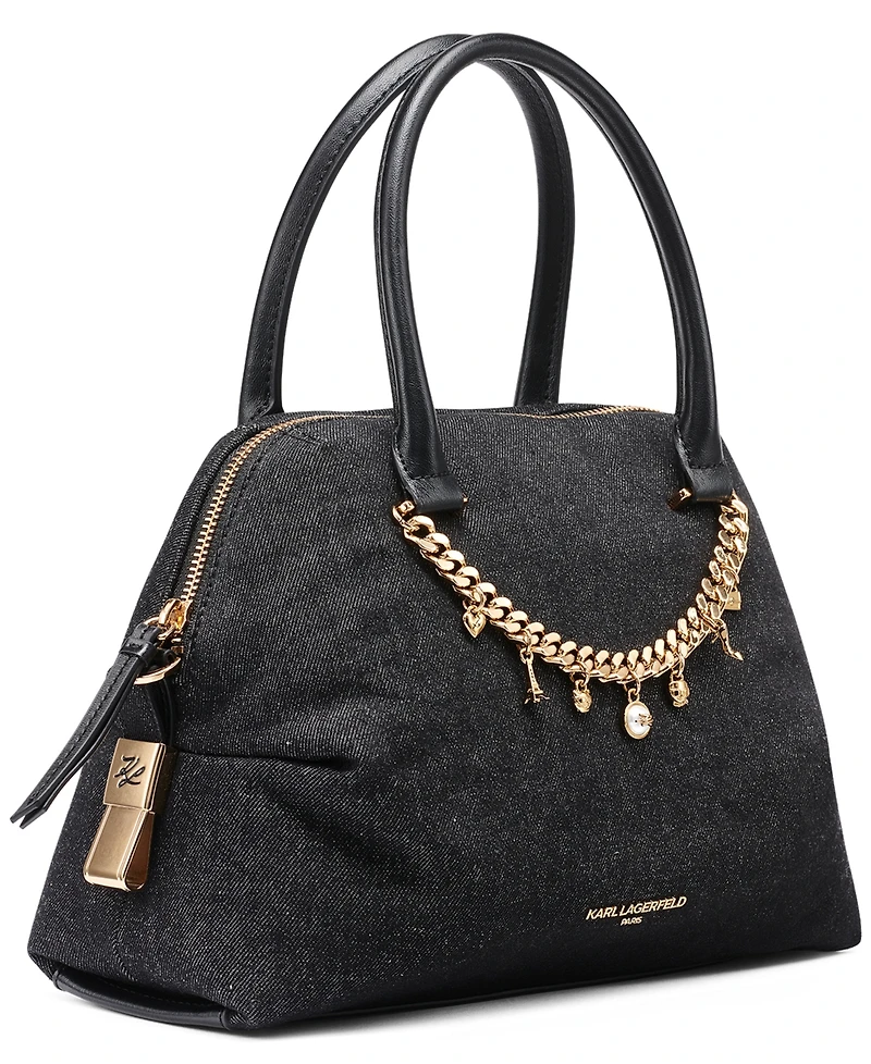 Karl Lagerfeld Paris Charlaine Medium Satchel Handbag