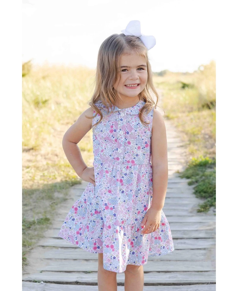 Florence Eiseman Little Girl Floral Print Dress