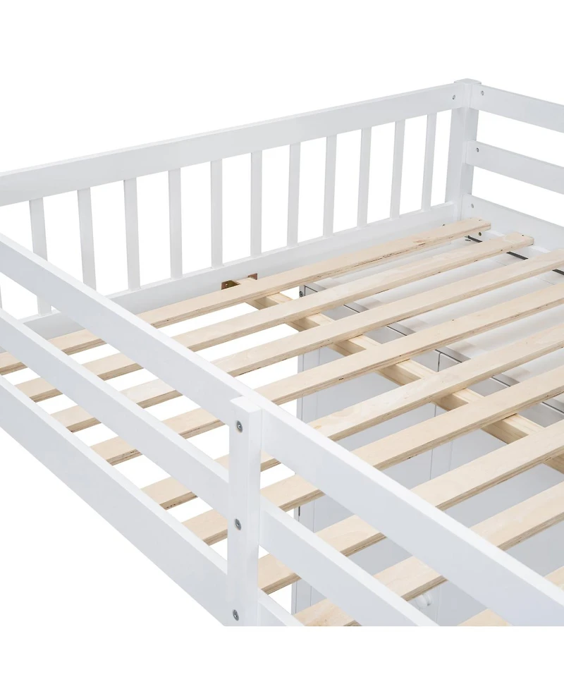 Streamdale Furniture Bunk Bed with Wardrobe, Drawers