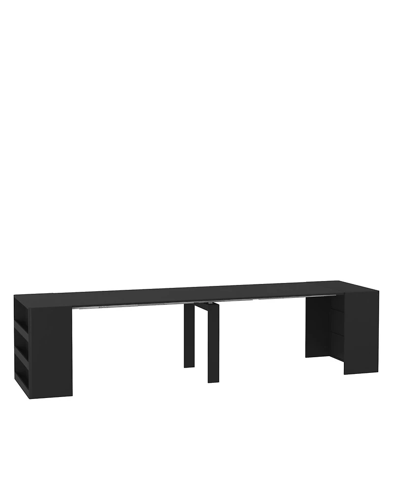 Streamdale Furniture Extendable Foldable Dining Table for 1-10 People
