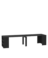 Streamdale Furniture Extendable Foldable Dining Table for 1-10 People