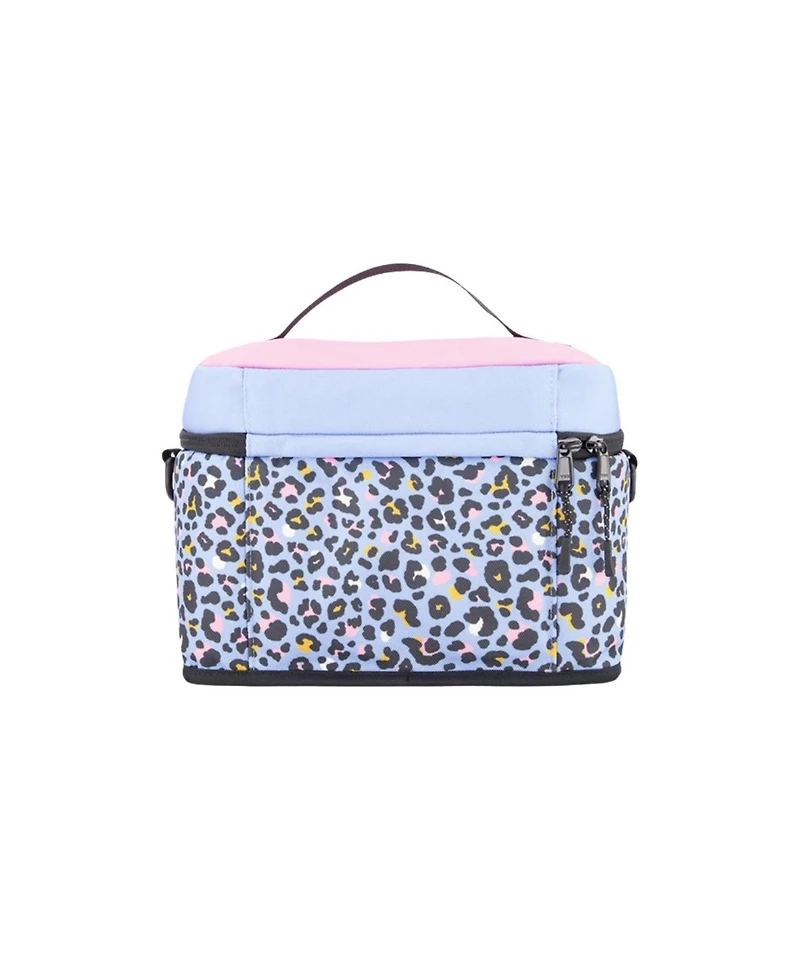Deux par Deux Little Girl Leopard Practical Large Capacity Lunch Box
