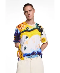 Desigual Men's Cosmos print T-shirt