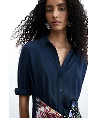 Desigual Women's Midi shirt dress