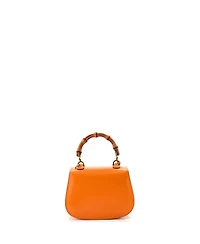 Pre-Owned Gucci Mini Bamboo 1947 Top Handle Bag Leather