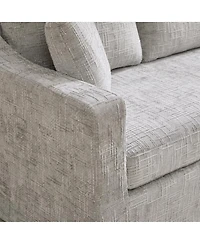 Streamdale Furniture Modern Casual Chenille Sofa, Deep Seat, Three-Seater, Removable Cover