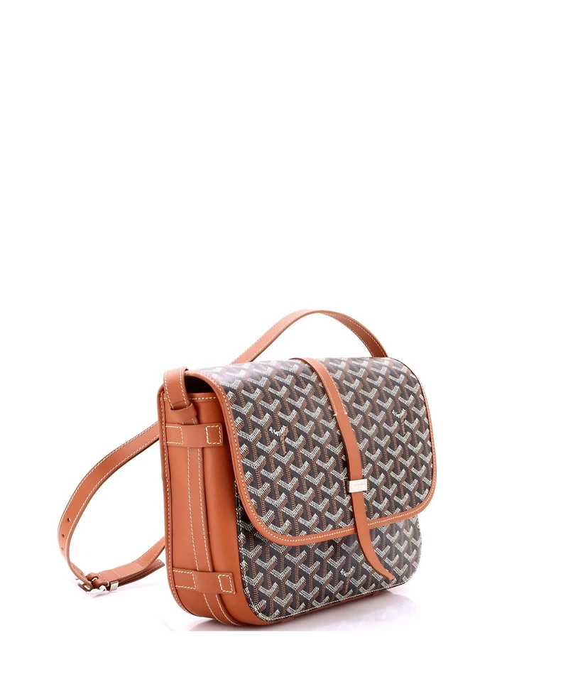 Pre-Owned Goyard Mm Belvedere Ii Messenger Bag Coated Canvas