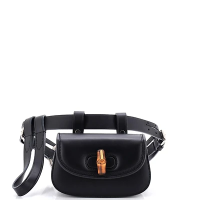 Pre-Owned Gucci Mini Bamboo 1947 Belt Bag Leather