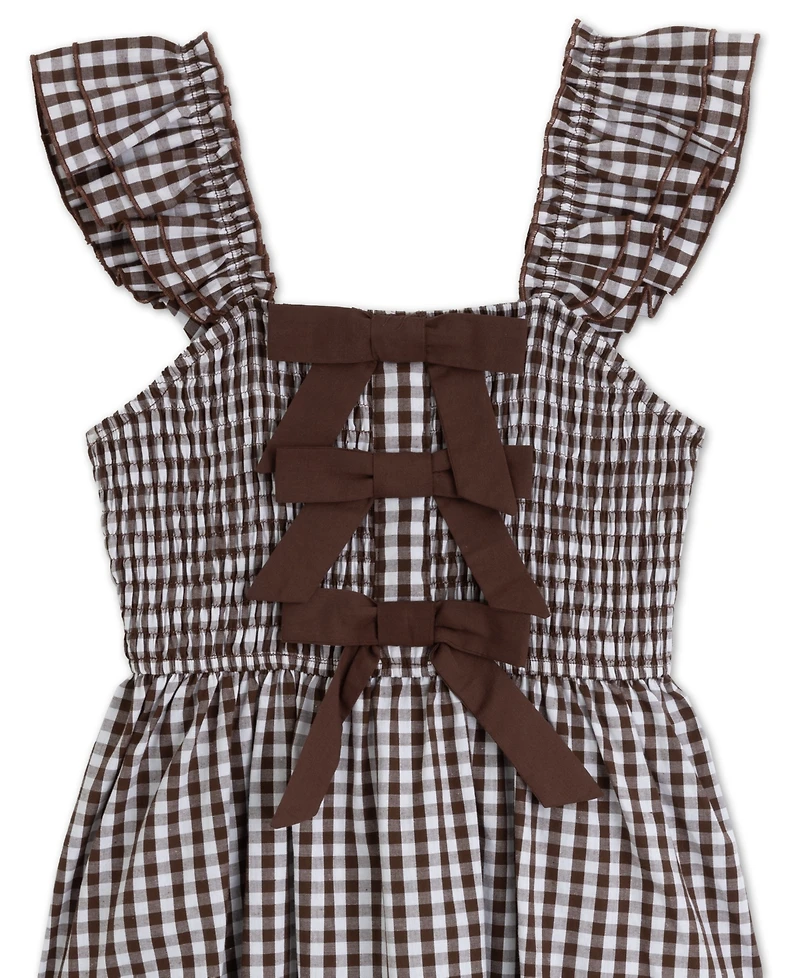 Speechless Girls' 7-16 Gingham Sleeveless Dress