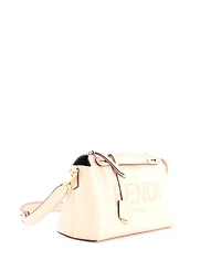 Pre-Owned Fendi Medium Logo By The Way Satchel Embossed Leather