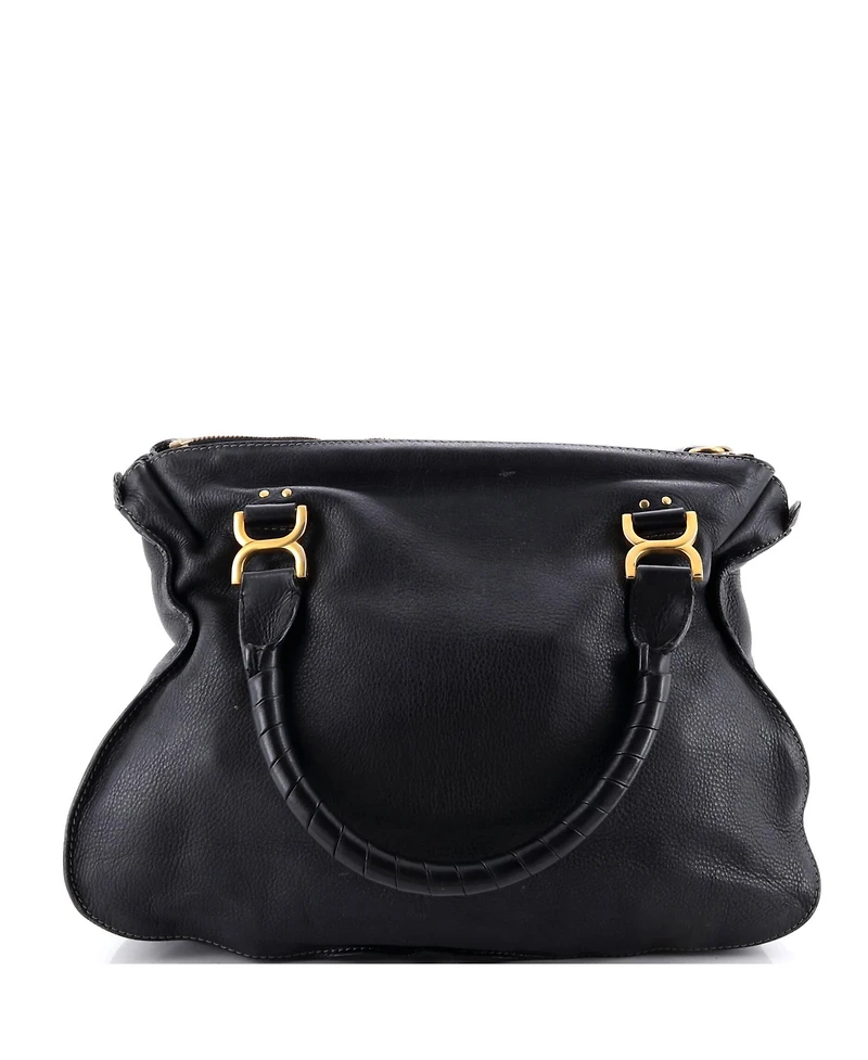 Pre-Owned Chloe Large Marcie Shoulder Bag Leather