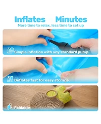 Gnuadz Inflatable Whale Pool Tent Kids Water Fun