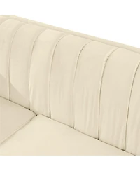Streamdale Furniture Velvet Luxury Sofa Set